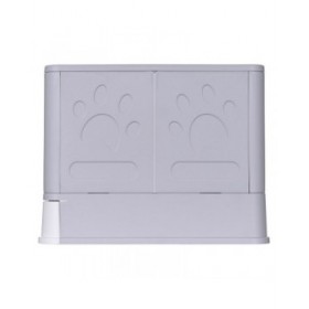 Lettiera per Gatti Diamentiq Yoko Bianco Grigio Plastica
