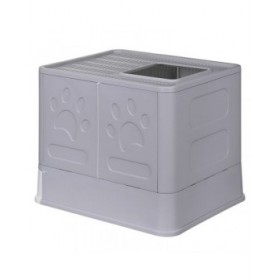 Lettiera per Gatti Diamentiq Yoko Bianco Grigio Plastica