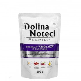 Cibo umido Dolina Noteci Premium Mirtillo Coniglio 500 L 500 g
