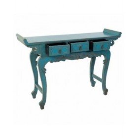 Ingresso con Cassetti Alexandra House Living Azzurro 37 x 78 x 132 cm