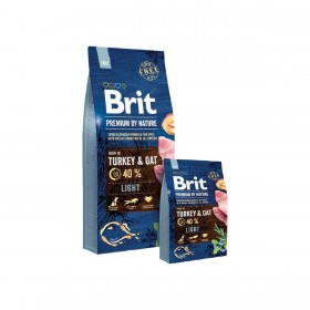 mangime Brit Premium by Nature Ligh Mela Pollo Tacchino Mais 15 kg