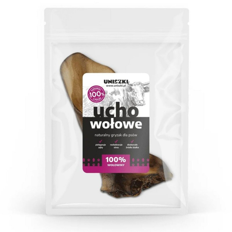 Snack per Cani Uniszki Carne di manzo e vitello Oreja