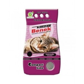 Sabbia per Gatti Super Benek Compact Lawenda Grigio 25 L
