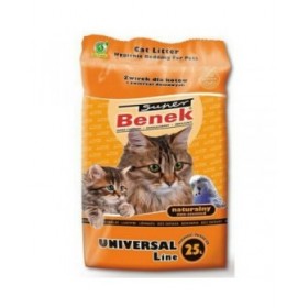 Sabbia per Gatti Super Benek Universal Natural 25 L