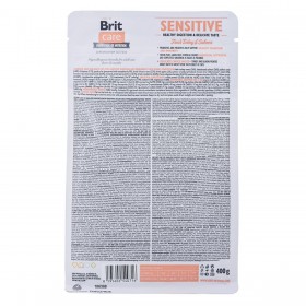 Cibo per gatti Brit Care Grain-Free Sensitive Adulto Salmone Tacchino 400 g