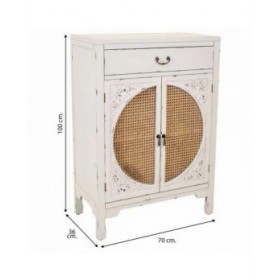 Ingresso con Cassetti Alexandra House Living Bianco 36 x 100 x 70 cm