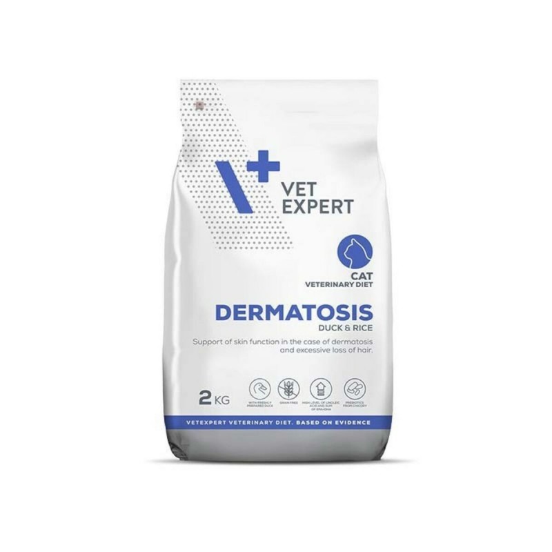 mangime VETEXPERT Dermatosis Cat Duck & Rice Anatra 2 Kg
