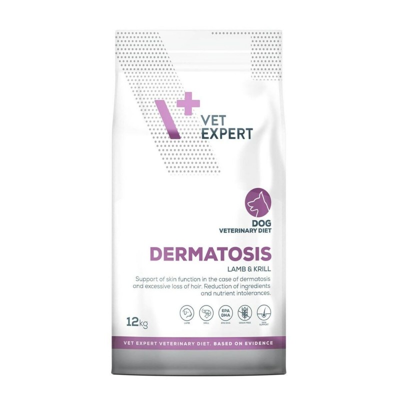 mangime VETEXPERT Dermatosis Dog Lamb & Krill Agnello 12 kg