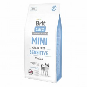 mangime Brit Care Mini Sensitive Venison Adulto Carne di vitello Cinghiale 7 kg