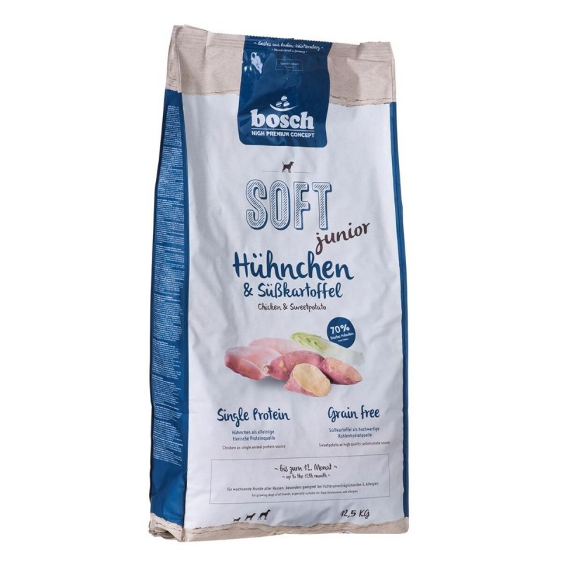 mangime BOSCH Soft Junior Chicken and sweet potatoes Cucciolo/Junior Pollo Patata dolce 12,5 Kg