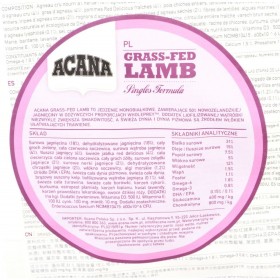 mangime Acana Grass-Fed Lamb Agnello 2 Kg