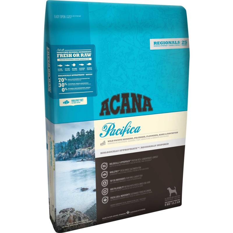 mangime Acana Dog TF Regionals Pacifica Pesce 11,4 Kg