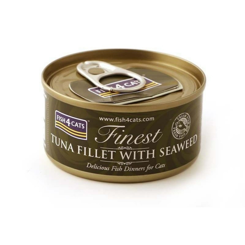 Cibo per gatti FISH4DOGS FISH4CATS Tuna fillet with seaweed Pesce 70 g