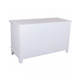 Cassettiera Alexandra House Living Bianco Legno MDF 42 x 60 x 100 cm