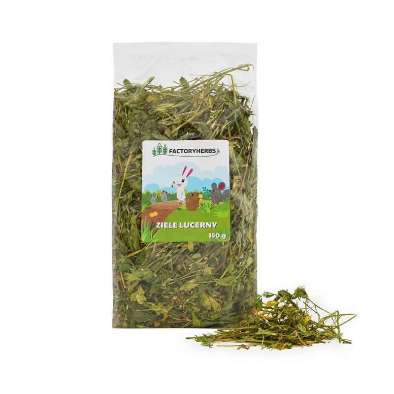 Mangime per Conigli Factoryherbs Alfalfa herb Cincillà Cavia Criceto Ratto Mouse Roditori Uccelli
