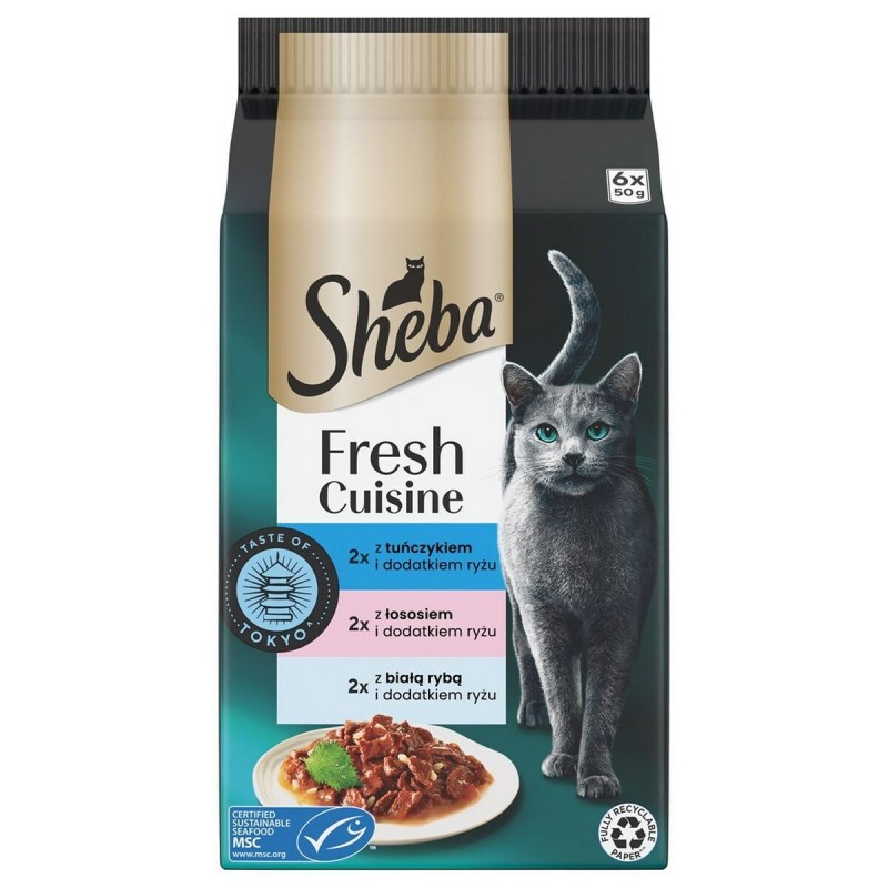 Cibo per gatti Sheba Fresh Cuisine Taste of Tokyo 6 x 50 g