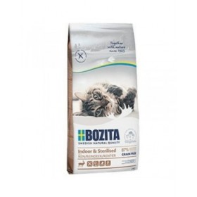 mangime Bozita Indoor&Sterilised Grain free Reindeer Pollo Renna 10 kg