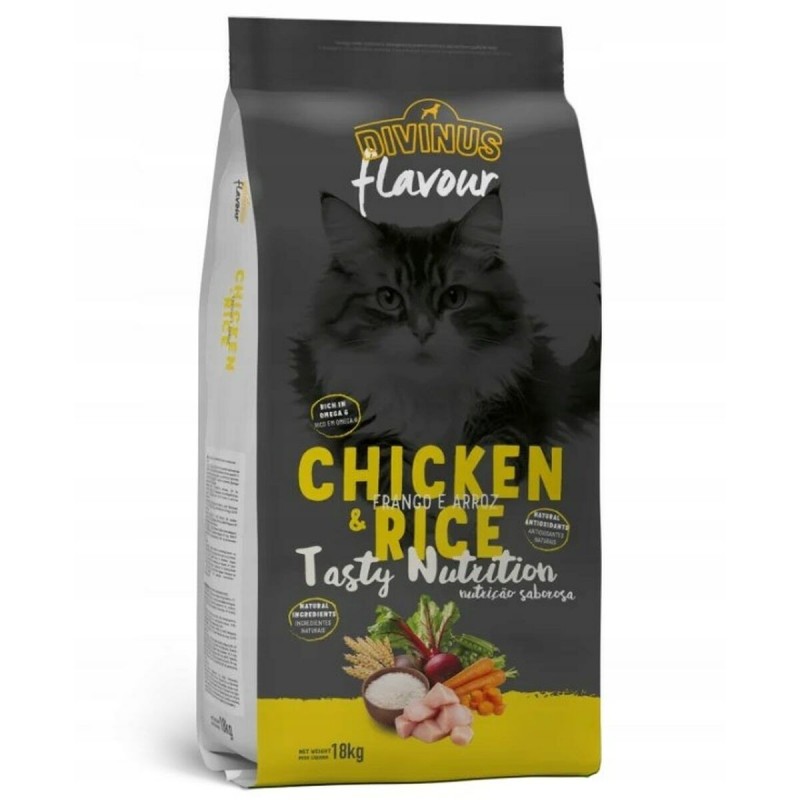 Cibo per gatti Divinus Pollo 18 kg