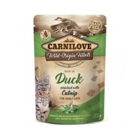 Cibo per gatti Carnilove Cat Pouch Pollo Anatra 85 g