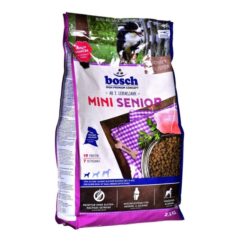 mangime BOSCH MINI SENIOR Anziano Pollo Uccelli 2,5 kg