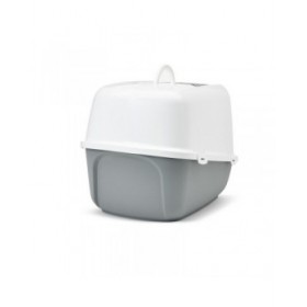 Lettiera per Gatti Savic Nestor Jumbo Bianco Beige Plastica
