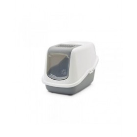 Lettiera per Gatti Savic Nestor Bianco Grigio Plastica