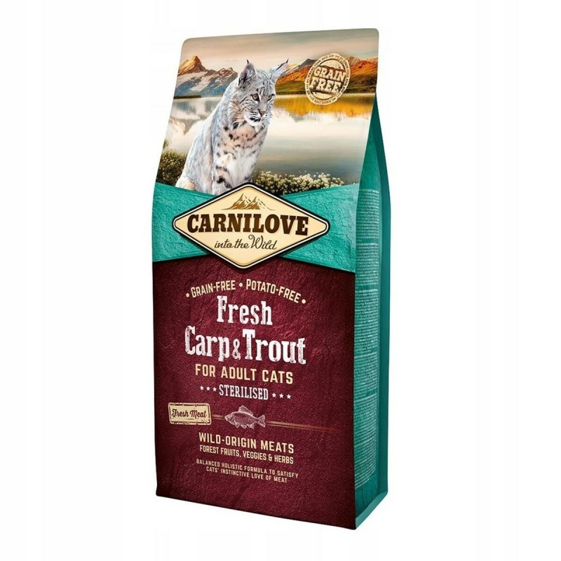 Cibo per gatti Carnilove Pesce 6 Kg