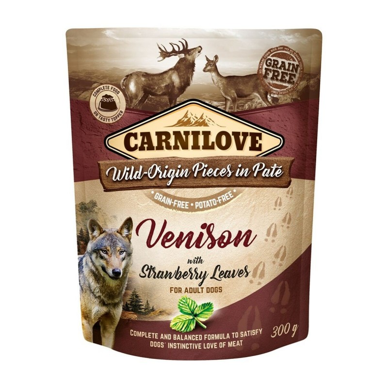 Cibo umido Carnilove Dog Pouch Cervo 300 g