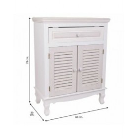 Ingresso con Cassetti Alexandra House Living Bianco 30 x 78 x 60 cm