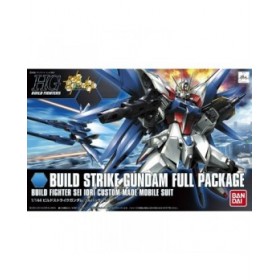 Statuina da Collezione Bandai HGBF 1/144 BUILD STRIKE GUNDAM FLIGHT FULL PACK Plastica (Plastica)