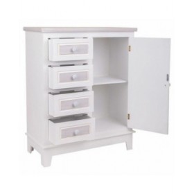 Ingresso con Cassetti Alexandra House Living Bianco 32 x 84 x 66 cm