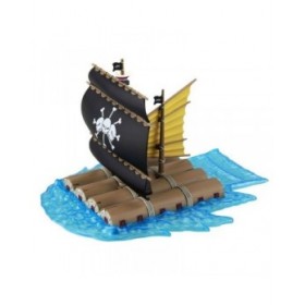 Statuina da Collezione One Piece GRAND SHIP COLLECTION MARSHALL D.TEACH'S PIRATE SHIP Nero (Nero) Plastica (Plastica)