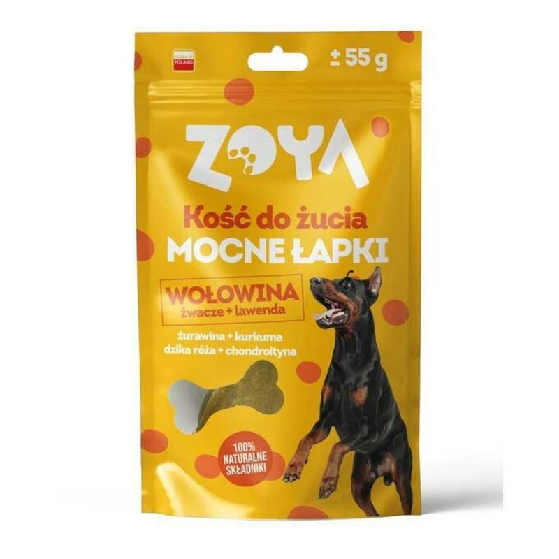 Snack per Cani Zoya Chewing bone Beef with lavender Carne di manzo e vitello 55 g