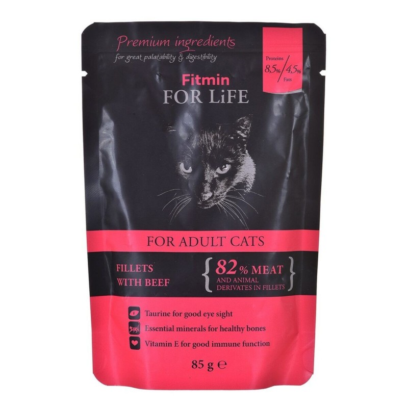 Cibo per gatti Fitmin Adult Carne di vitello 85 g