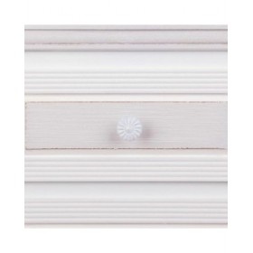Comodino Alexandra House Living Bianco 33 x 68 x 41 cm