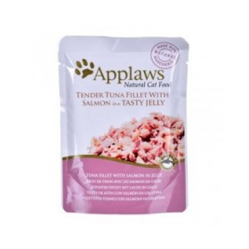 Cibo per gatti Applaws Tuna fillet with salmon in jelly Salmone Tonno Pesce 70 g