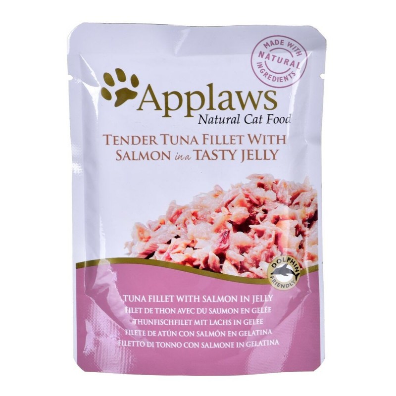 Cibo per gatti Applaws Tuna fillet with salmon in jelly Salmone Tonno Pesce 70 g