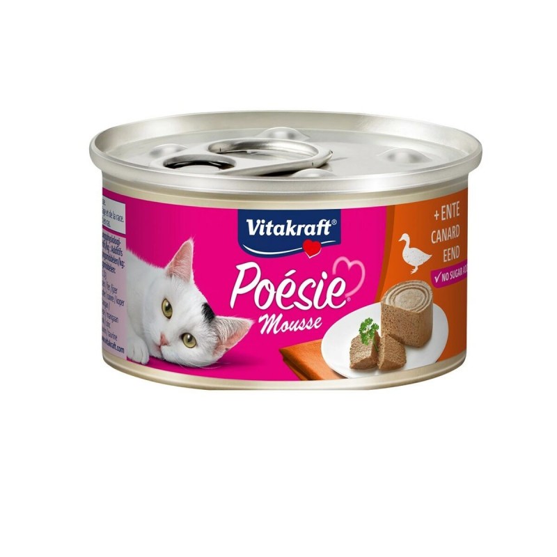Cibo per gatti Vitakraft Poésie Mousse Duck Anatra 85 g