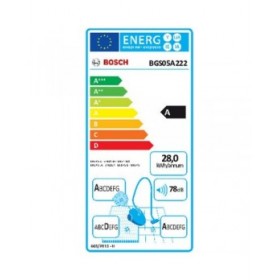 Aspirapolvere senza Sacchetto BOSCH BGS05A222 Bianco Nero 700 W