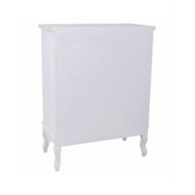 Cassettiera Alexandra House Living Bianco Legno MDF 40 x 105 x 80 cm