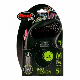 Guinzaglio per Cani Flexi S Nero