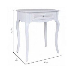 Ingresso con Cassetti Alexandra House Living Bianco 40 x 72 x 60 cm