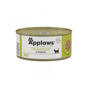 Cibo per gatti Applaws Tuna fillet with seaweed in broth Pesce 156 g