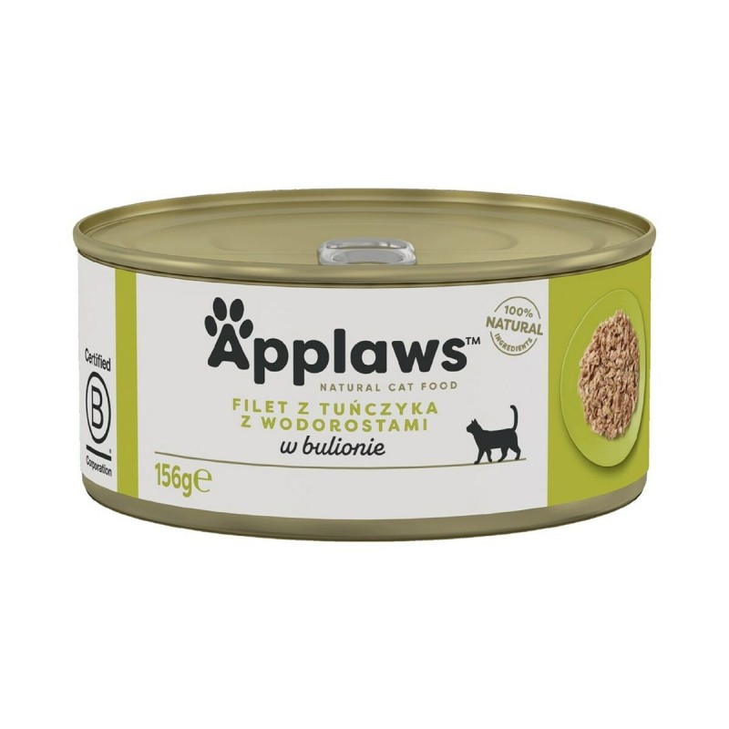 Cibo per gatti Applaws Tuna fillet with seaweed in broth Pesce 156 g