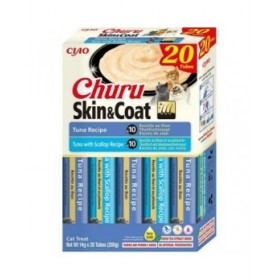 Spuntino per Cat Inaba Churu Skin&Coat Pesce
