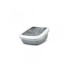 Lettiera per Gatti Savic Bianco Grigio Plastica