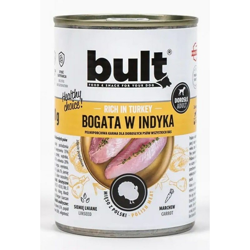 Cibo umido Bult Rich in turkey Tacchino 800 g