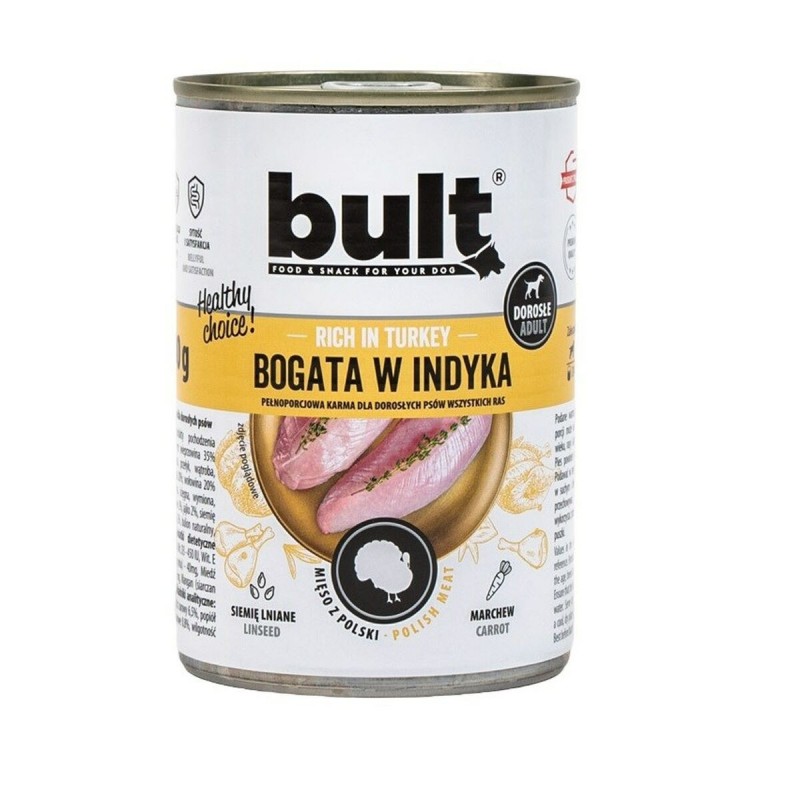 Cibo umido Bult Rich in turkey Tacchino 400 g