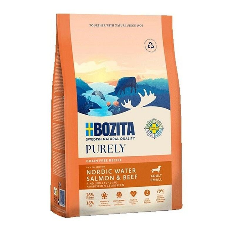 mangime Bozita Purely Adult Small Salmon and beef Salmone 2,5 kg