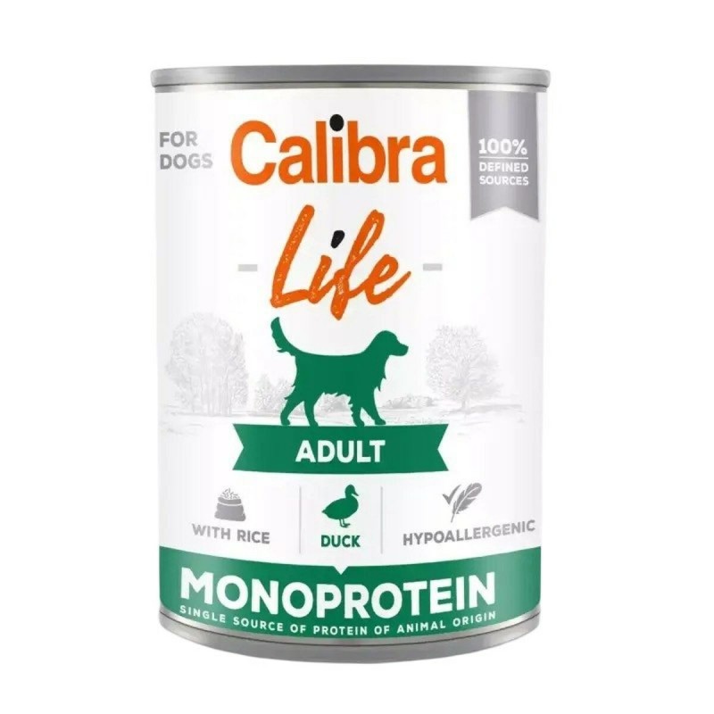 Cibo umido Calibra Life Adult Duck with rice 400 g